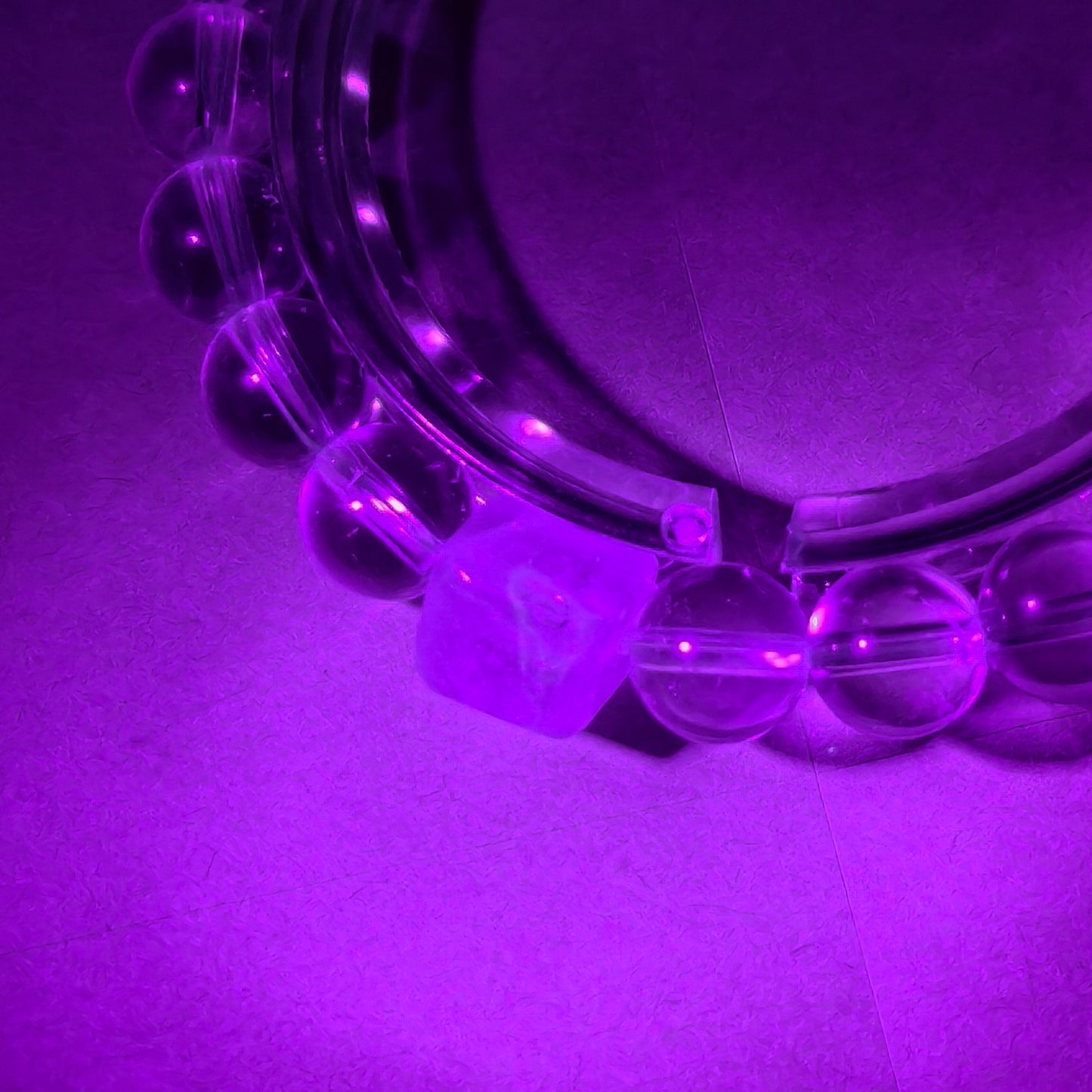 Natural Clear Quartz & Aquamarine Bracelet, Crystal Jewelry for Women, Unique Design Spiritual Accessory